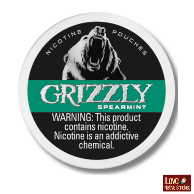 Grizzly Spearmint Nicotine Pouches 7mg