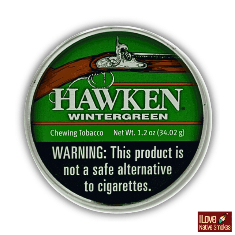 Hawken Wintergreen Chewing Tobacco