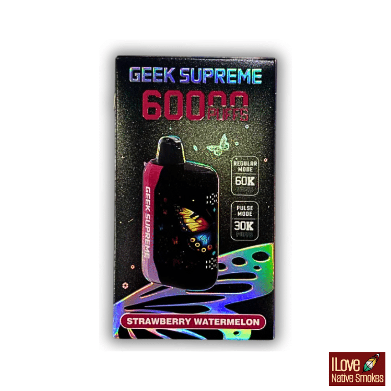 GEEK SUPREME Strawberry Watermelon 60K Puffs Vape