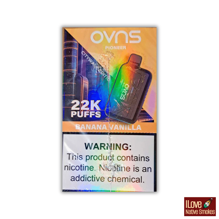 OVNS PIONEER Banana Vanilla 22K Puffs Vape